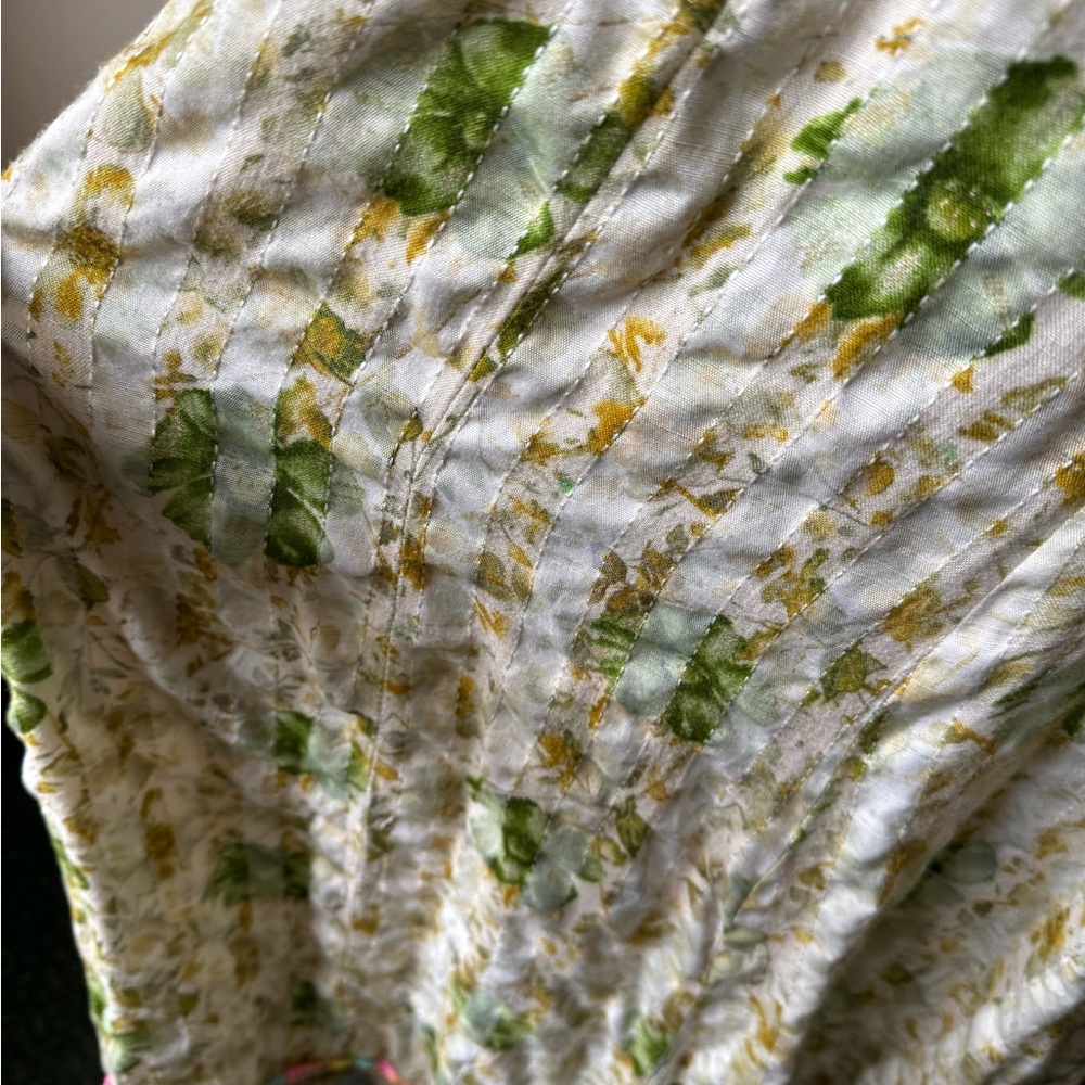 Boho Indian Embroidered Maxi or Midi  Dress Kaftan Floral Loose Fitting - Picture 3 of 3